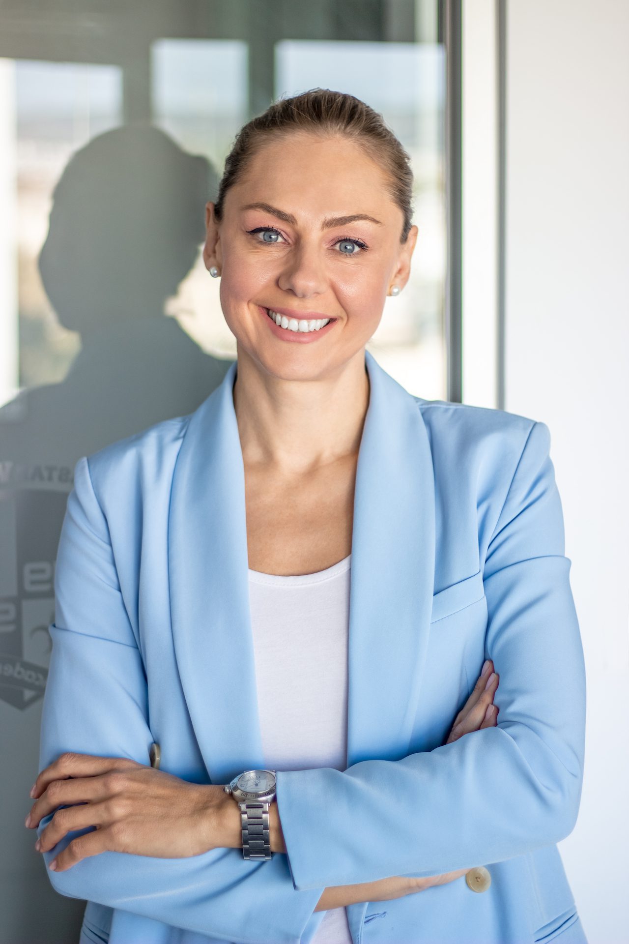 PHOTO WITH BLUE JACKET Paraskevi Katsanaki